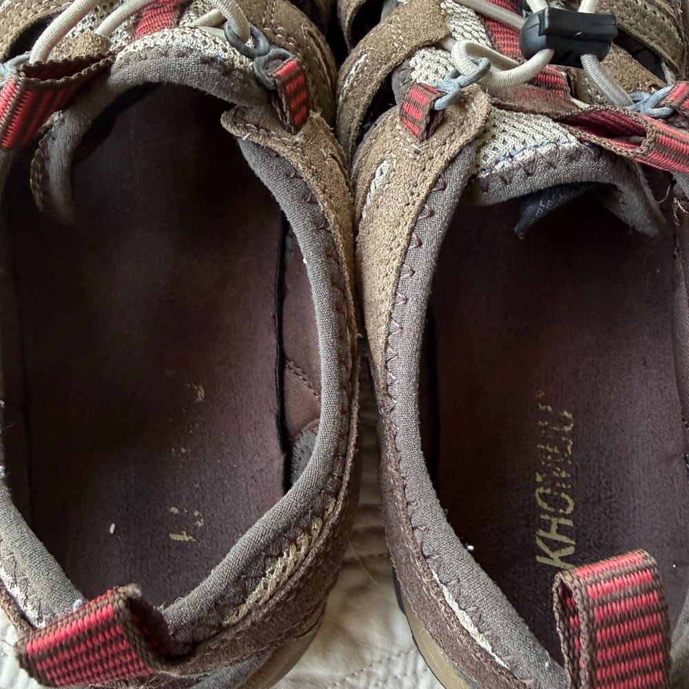 Khombu Men's Closed Toe Water Hiking Sandals Adjustable Size 10. #696736 Brown - Picture 6 of 11